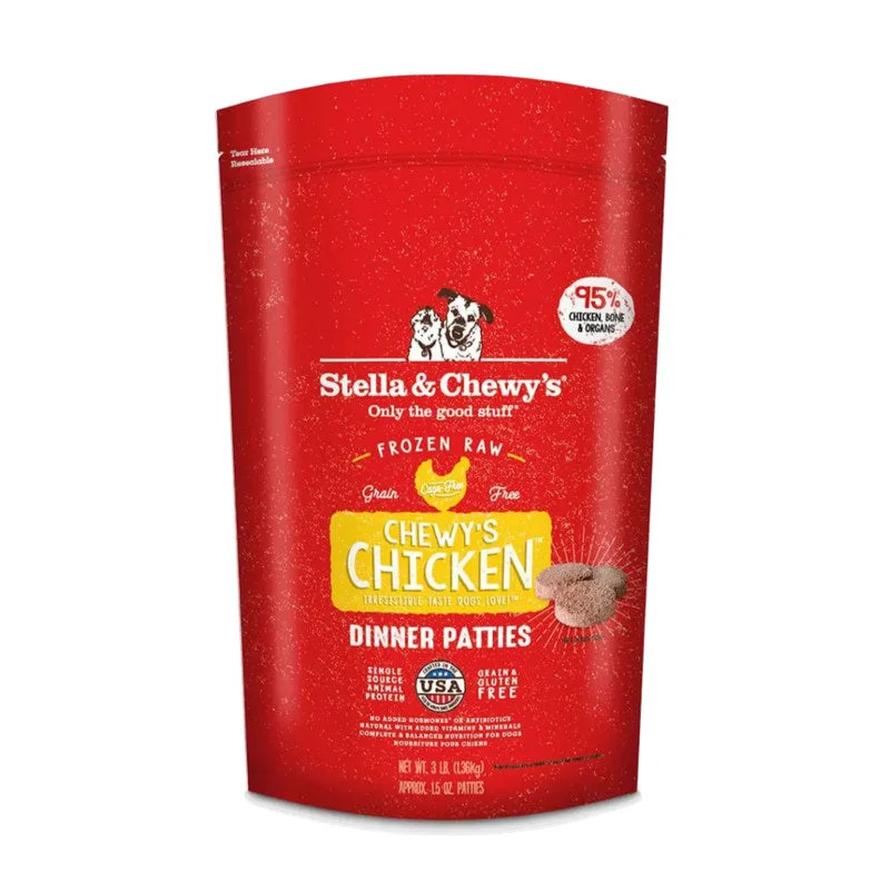 Stella & Chewy's Chicken Frozen Raw Dinner Patties