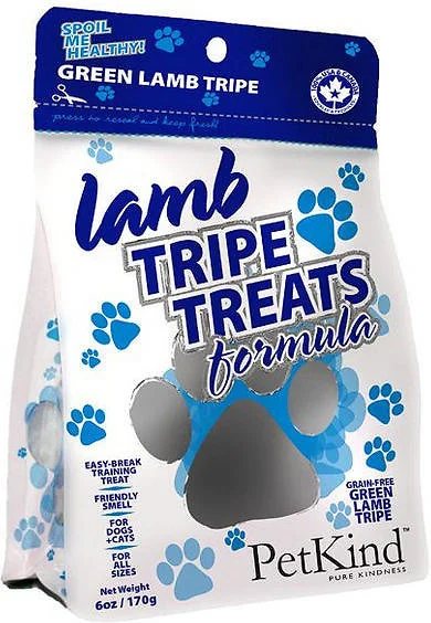 PetKind Grain-Free Green Lamb Tripe Formula Dog & Cat Treats